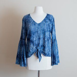 Karen Kane Rosewater Bell Sleeve Top